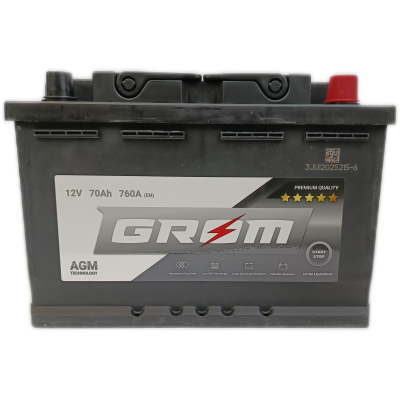 Akumulator Grom AGM 70Ah 760A